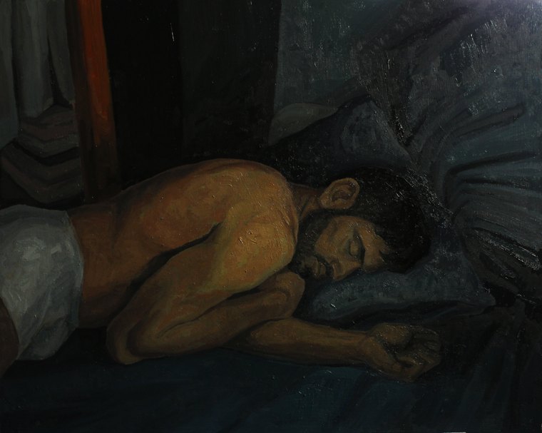 Adrián durmiendo